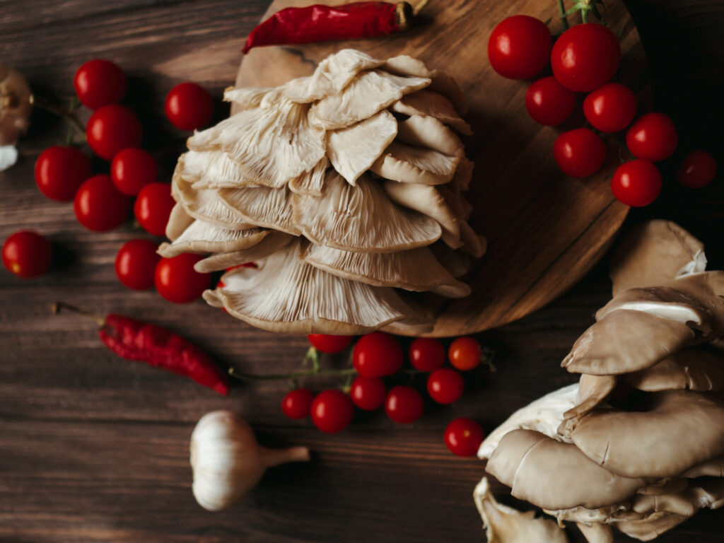 mushrooms maitake